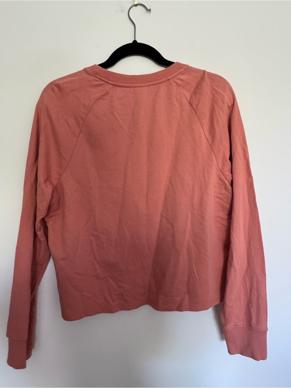 Akemi + Kin Anthropologie Embroidered Beaded Terracotta Sweatshirt S - Picture 3 of 6